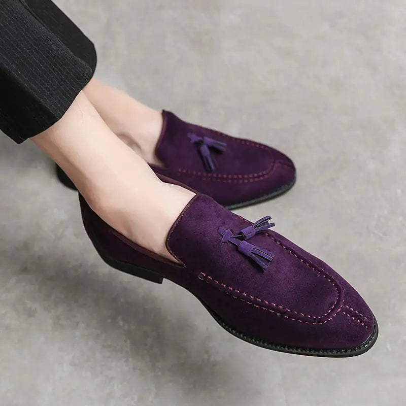 Tassel Leather Loafers