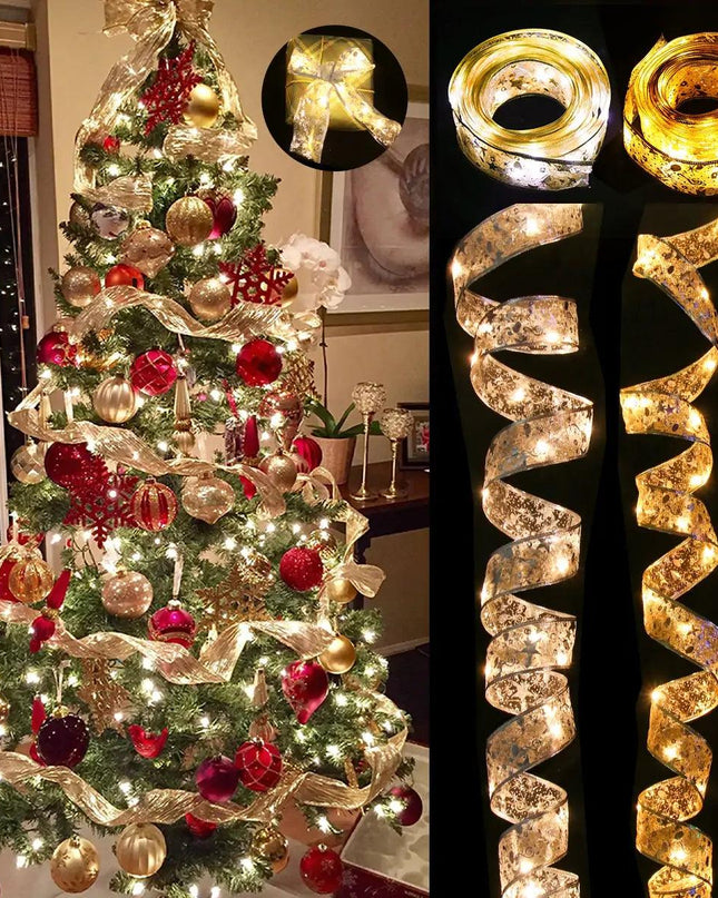 Ribbon Fairy Christmas Lights