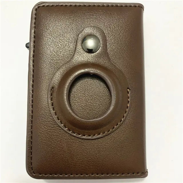 Magnetic Closure Airtag Slide Wallet