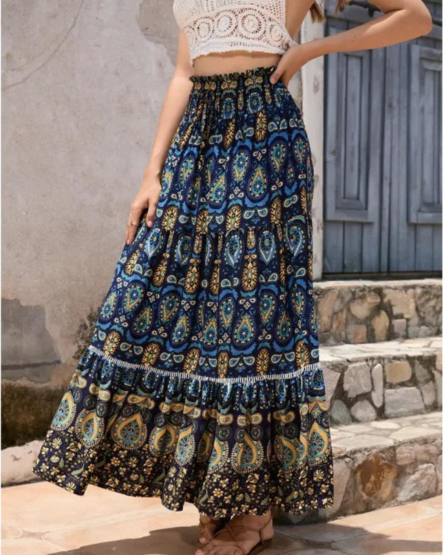 Bohemian Lace Patchwork Skirt