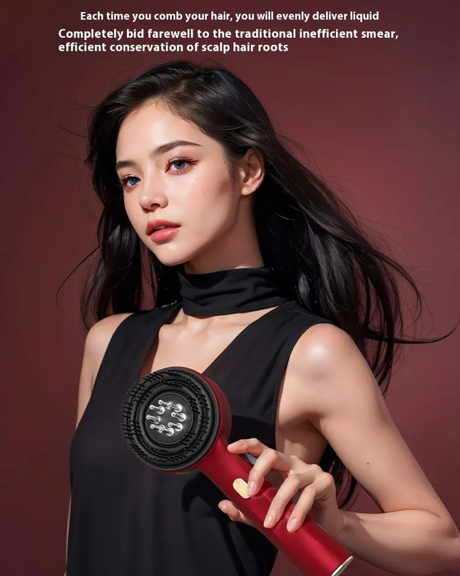 Electric Scalp Massage Comb with Red Light