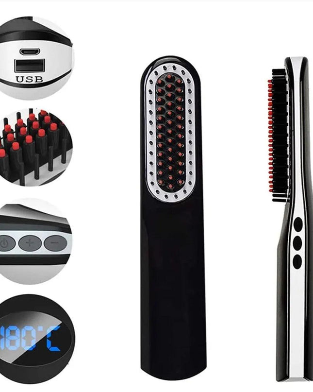 Wireless Men Quick Beard Straightener