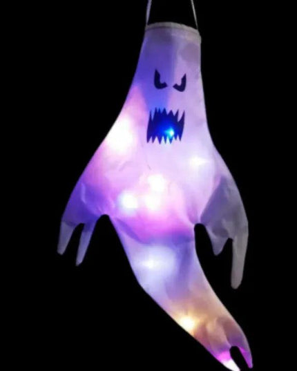 Glow Haunt Ghost Face Decoration