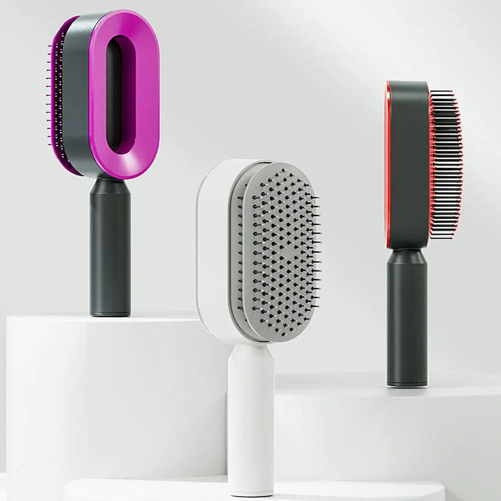 Self-cleaning Hair Brush Message