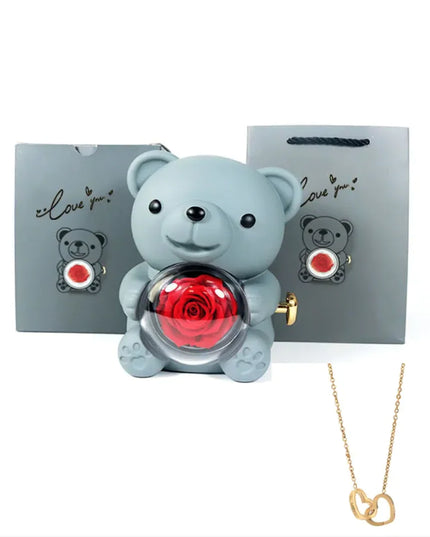 Personalized Double Heart Name Necklace