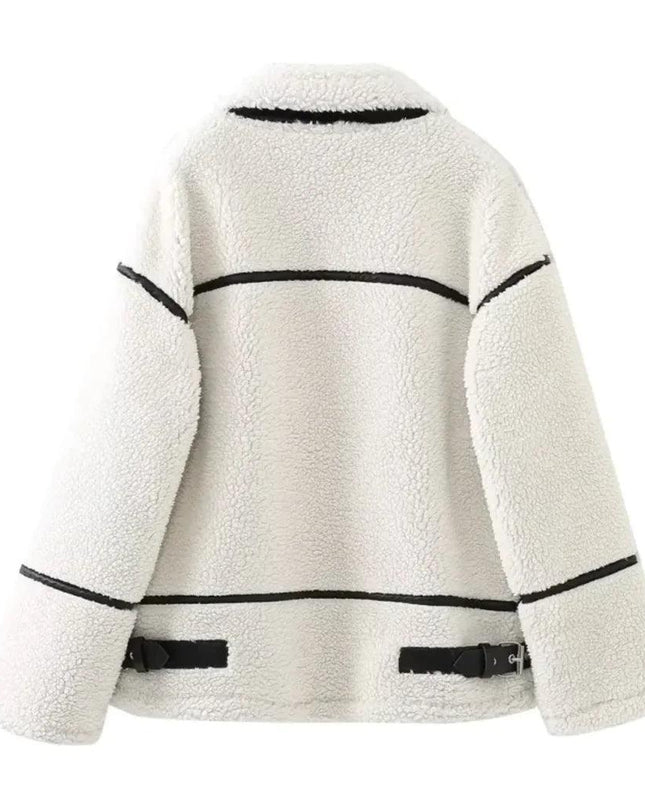 Women's Patchwork Lambswool Jacket