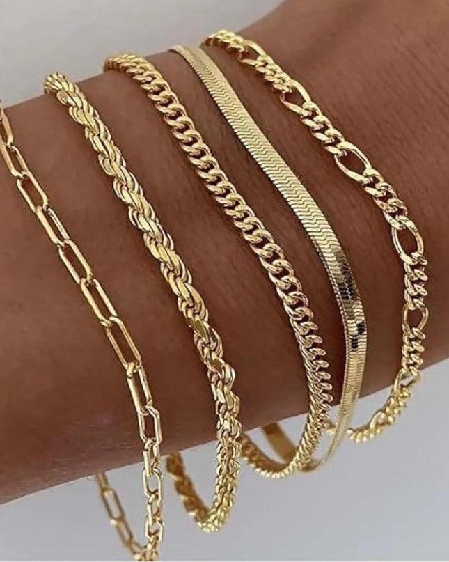 Women's Minimalist Bracelet Set
