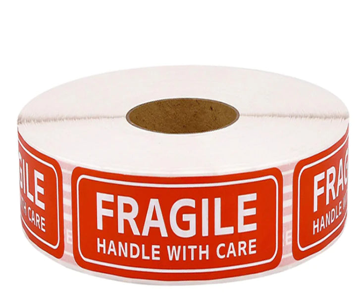 Handle Care Fragile Stickers