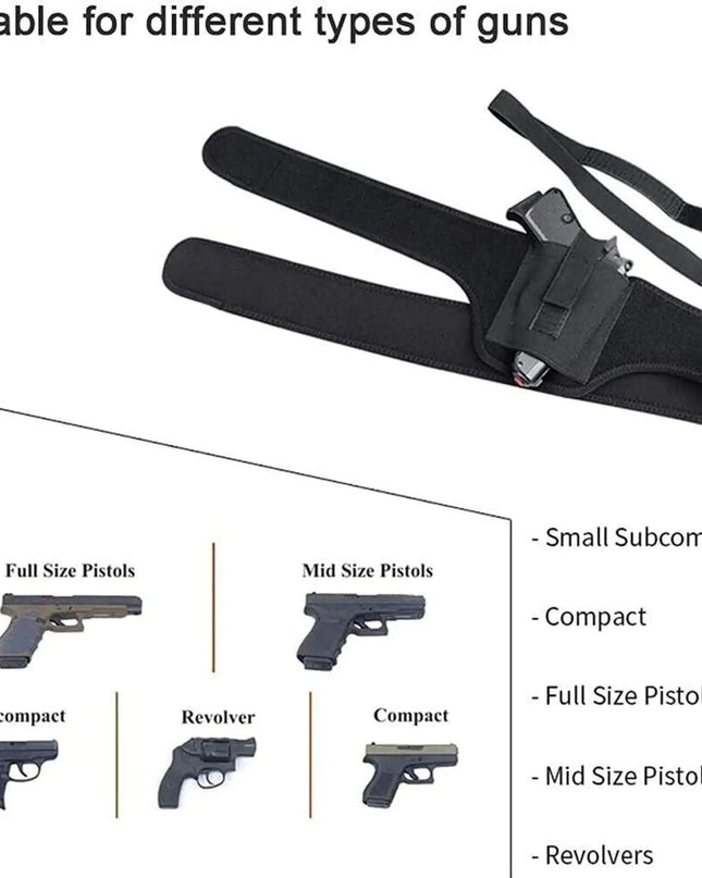 Tactical Concealed Carry Shoulder Waist Pistol Hand Gun Holder Holster Pouch US