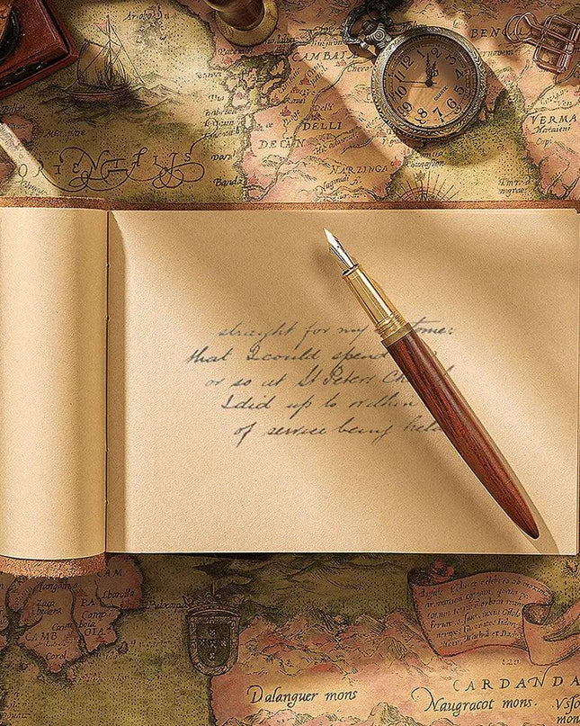 Sketch Organizer Retro Leather Notepad