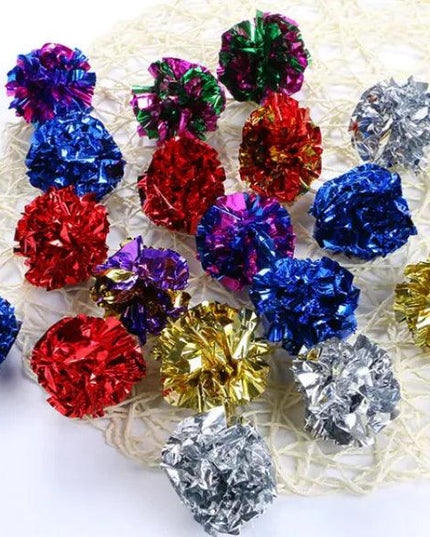 Cat toy ring paper ball color paper ball toy ball
