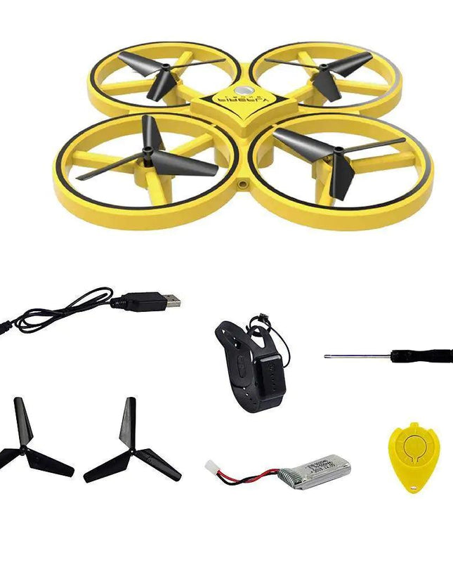 Dazzling Mini Helicopter UFO RC Drone Toy