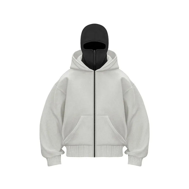 Fleece-lined Double Hooded Jacket