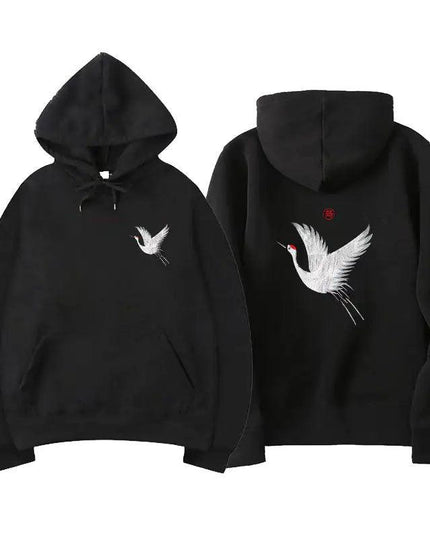Crane Graphic Hoodies
