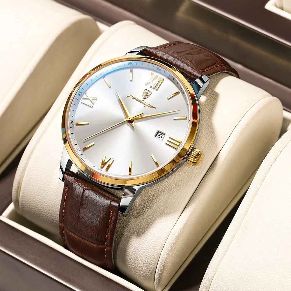 Leather Quartz Luxury Watches