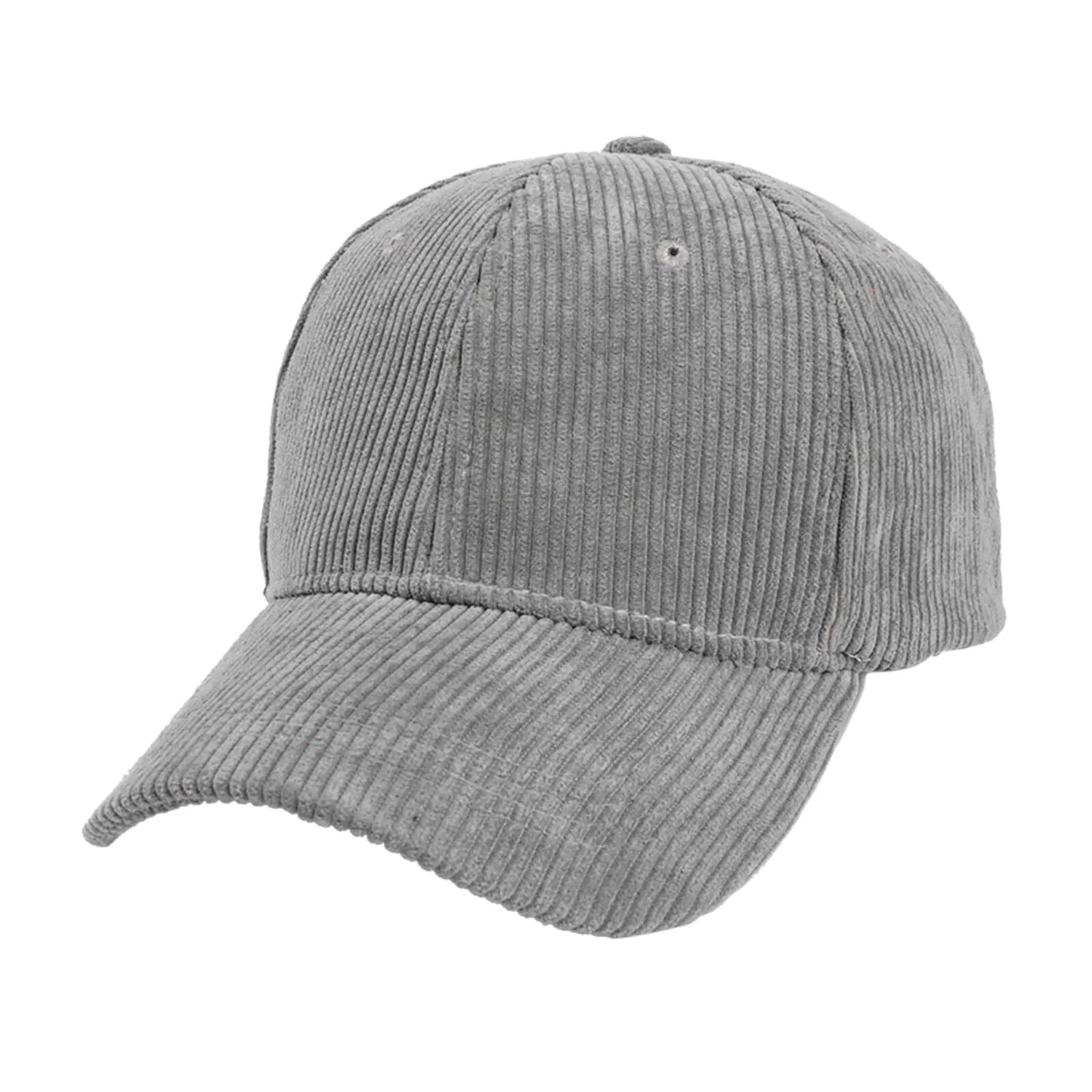 Summer Solid Corduroy Baseball Caps