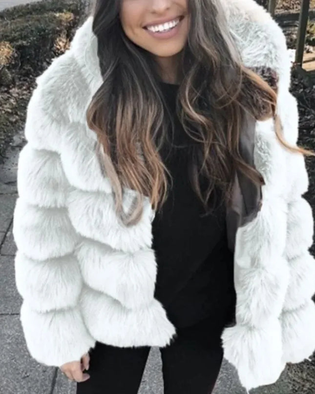 Women's Luxury Faux Fur Jacket