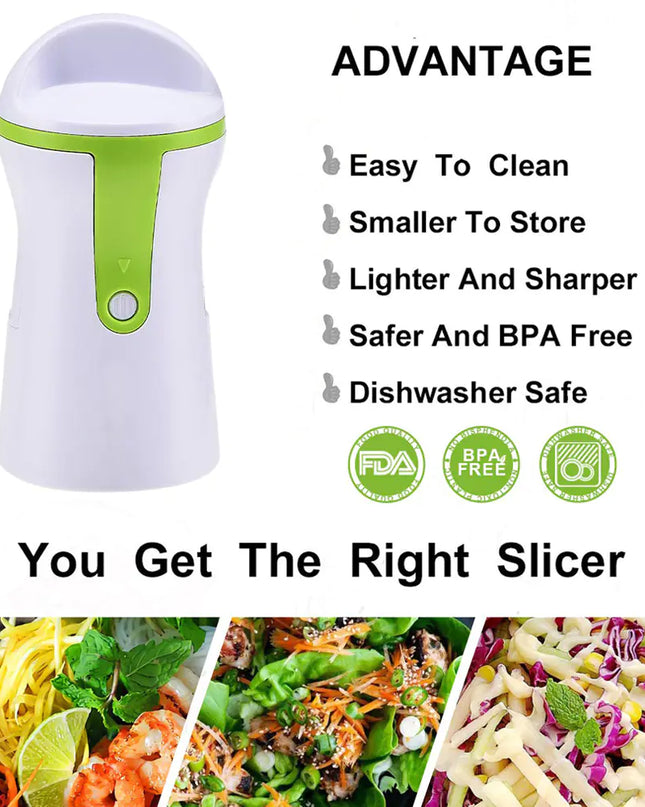 Handheld Veggie Slicer & Peeler