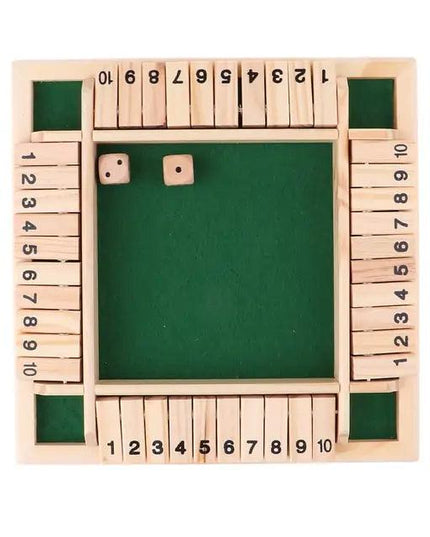 Wooden Flaps Dice Set