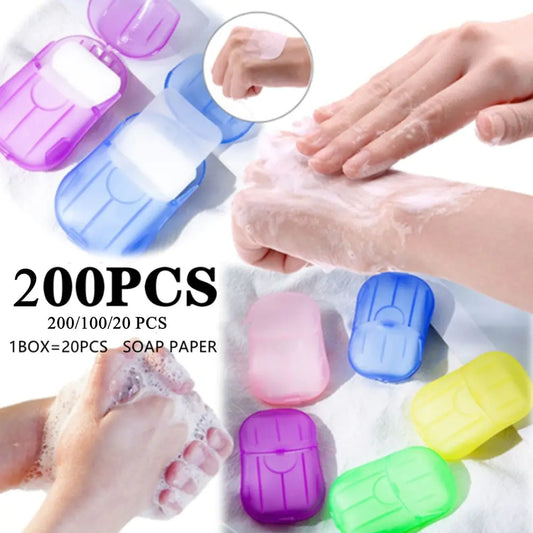 Portable Small Soap Box Paper Hand Washing