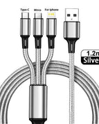 Silver / 1.2m For 3 in 1