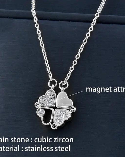Flower Magnetic Attract Together Necklace